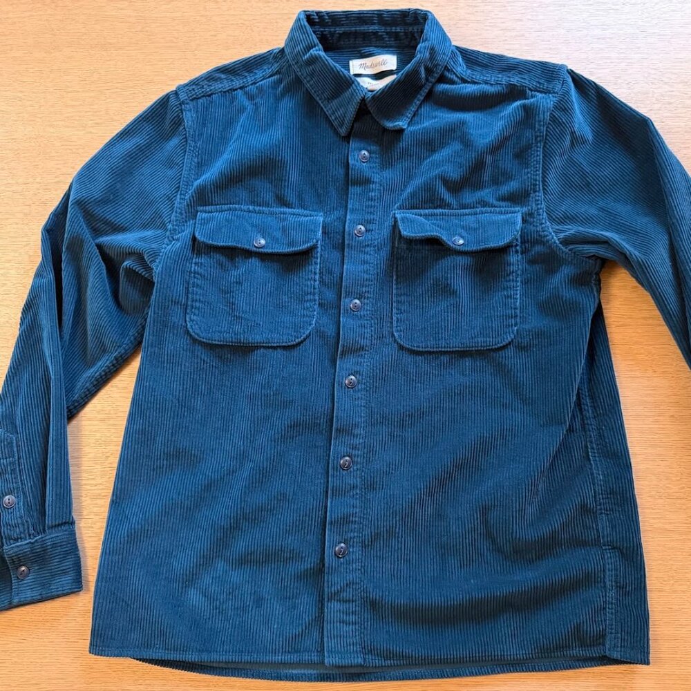 Madewell Easy Fit Corduroy Button Up